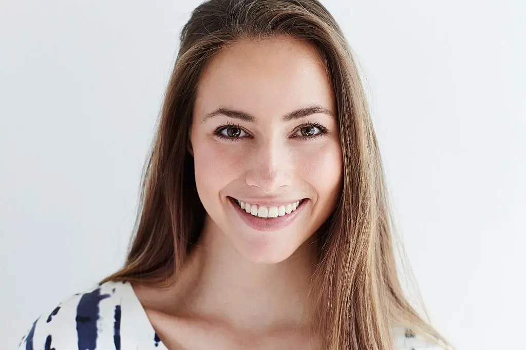 Smiling and beautiful woman, portrait