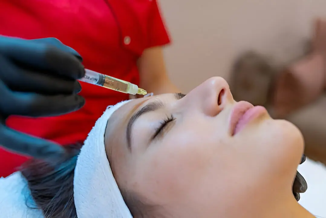 Close-up of radiant, firm skin illustrating how peptide microneedling stimulates natural collagen production for long-term rejuvenation.